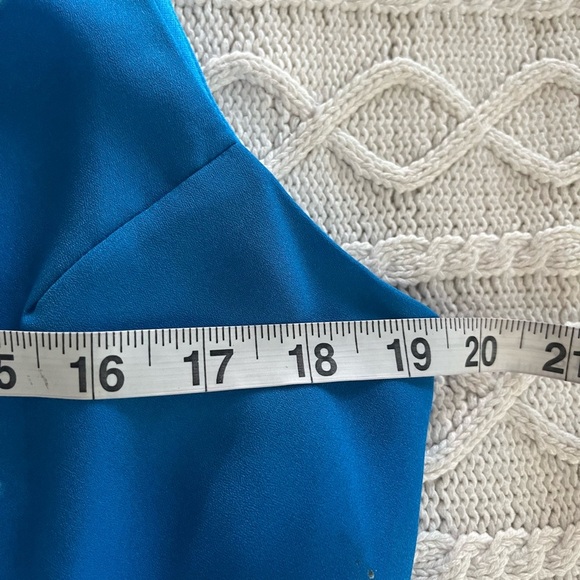 Positive Attitude Beautiful Blue Floral Sleeveless Maxi Dress Women’s size 16 - Picture 13 of 16